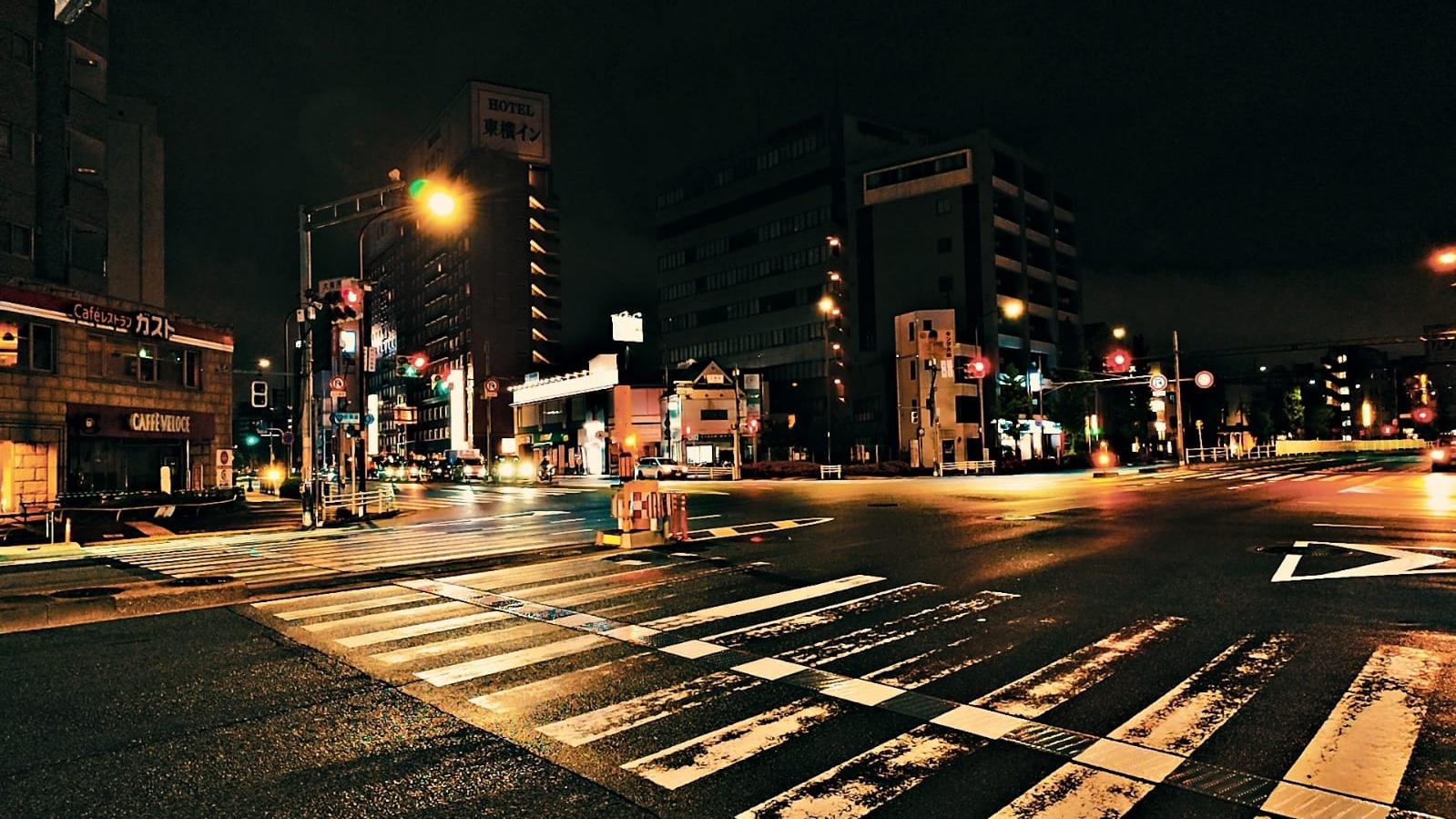 Hakodate Night View Empty Streets Hakodate Night View