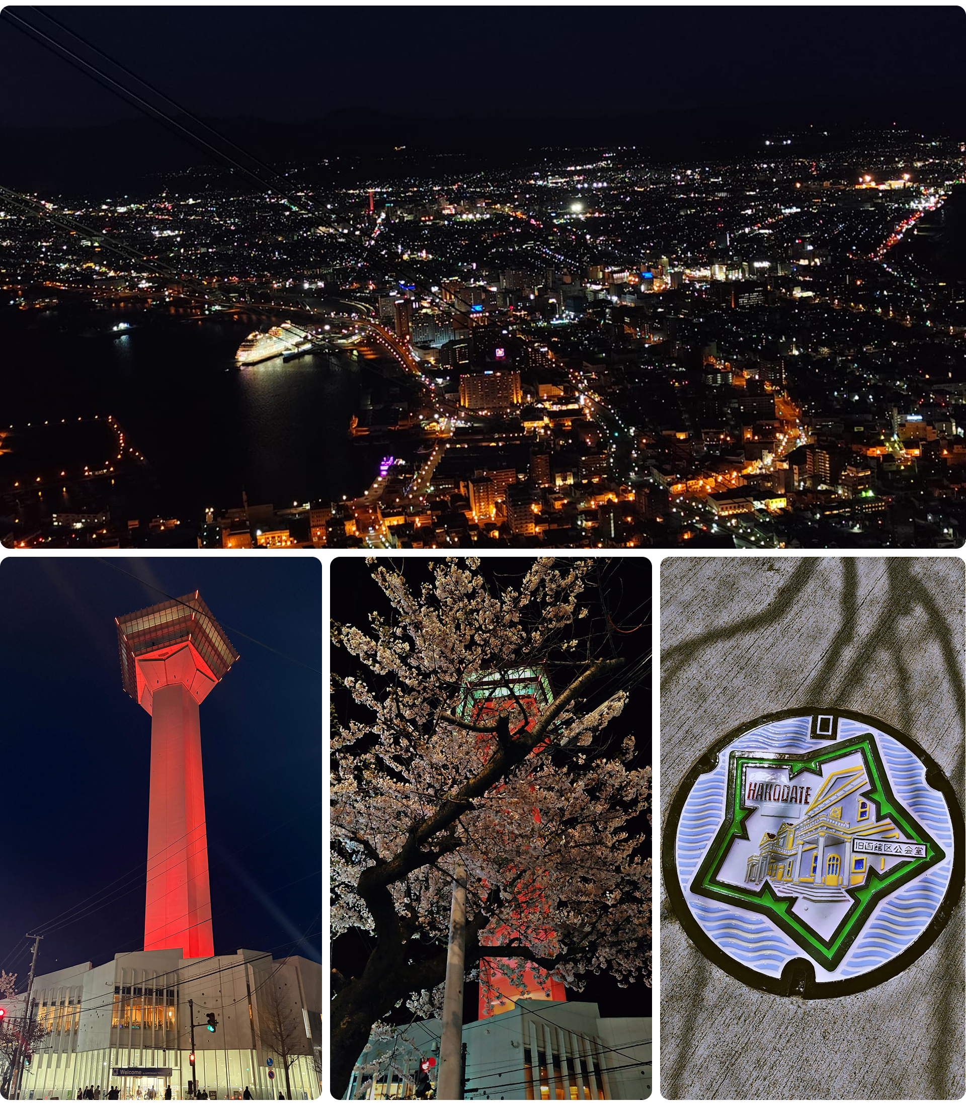 Mount Hakodate and Tower in Hakodate Places in Hokkaido Image
