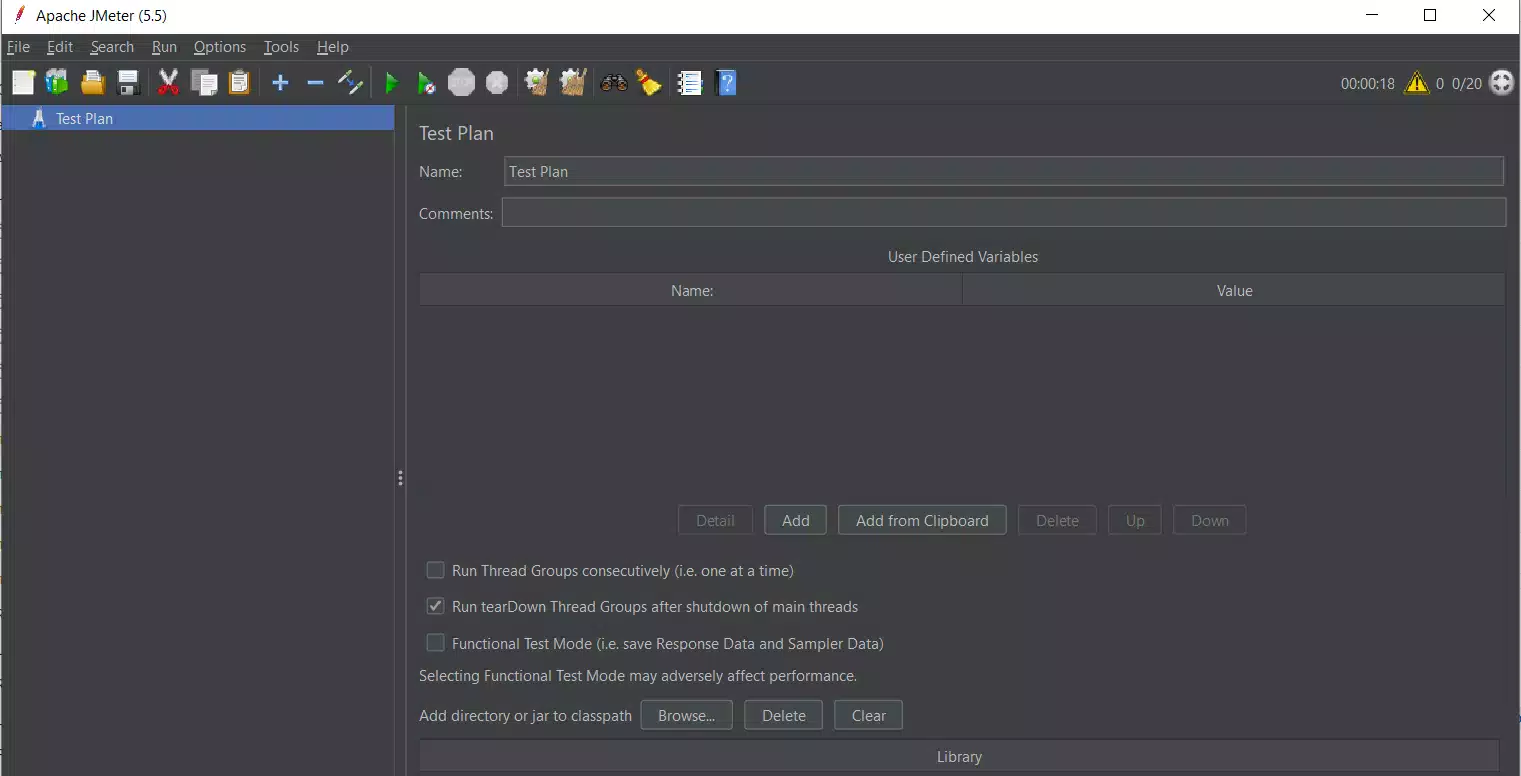 Load testing with JMeter