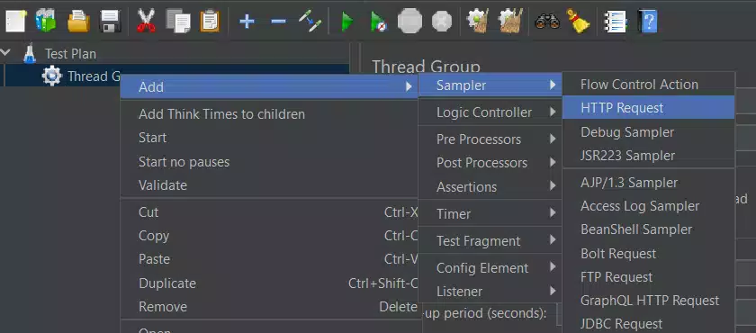 Load testing with JMeter