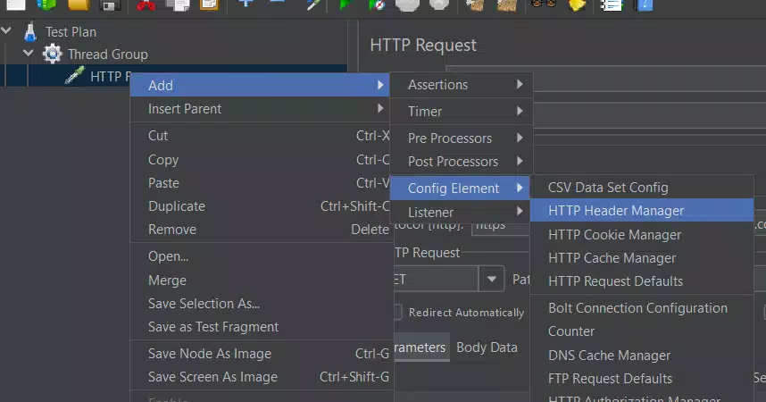 Load testing with JMeter